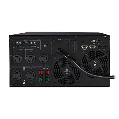 CyberPower PR5000LCDRTXL5U Smart App Sinewave UPS System, 5000VA/4500W, 5 Outlets, AVR, 5U Rack/Tower