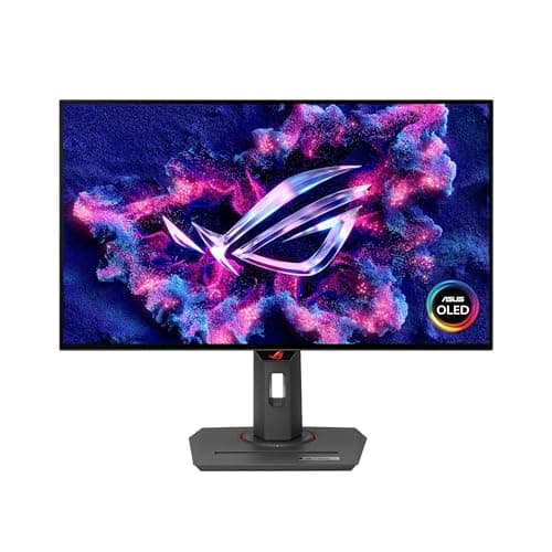 ASUS ROG Strix 27” 1440P OLED Gaming Monitor (XG27AQDMG) - QHD, Glossy OLED, 240Hz, 0.03ms, Custom Heatsink, Anti-flicker,Uniform Brightness, G-SYNC Compatible, 99% DCI-P3, DisplayWidget, 3yr warranty