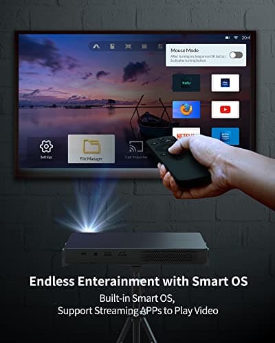 WEMAX Portable Projector (Black)
