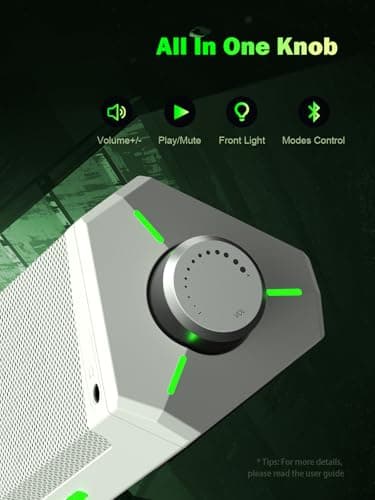 Bluedee Computer Speakers, Bluetooth Computer Soundbar, HiFi Stereo, 3.5mm Aux-in Connection, USB Powered Computer Speakers for Desktop Monitor, PC, Laptop, Tablets