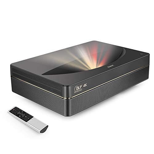 4K UHD Laser TV Home Theatre Projector | Bright 2500 ANSI Lumens | Ultra Short Throw | Built-in Integrated SoundBar | Smart Android System| 3G RAM+64G Storage