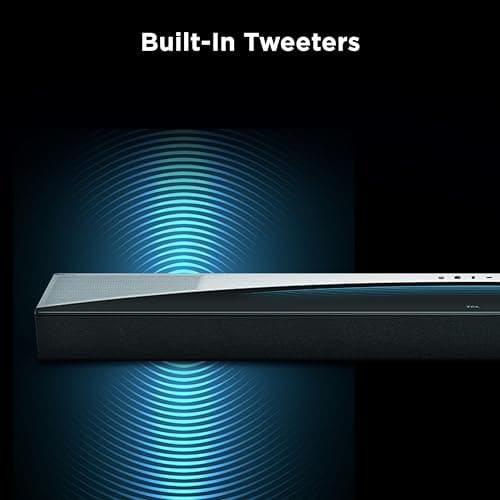 TCL Q85H Q Class 7.1.4 Channel Sound Bar with Dolby Atmos, DTS:X, Ray Danz Technology, Wireless Subwoofer, Wireless Surround Speakers, and Bluetooth Music Streaming (Renewed)