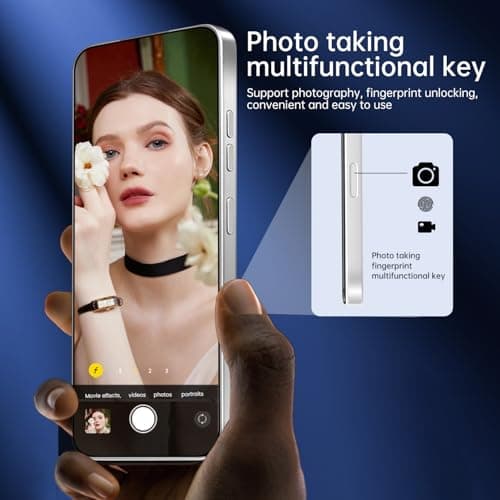 16PROMA X Smartphone New Upgrade 12GB+512GB/6.99" Display 68+108MP Zoom Camera,Tempered Glass Finish, 7000mAh Android 14 Smartphone (Green)