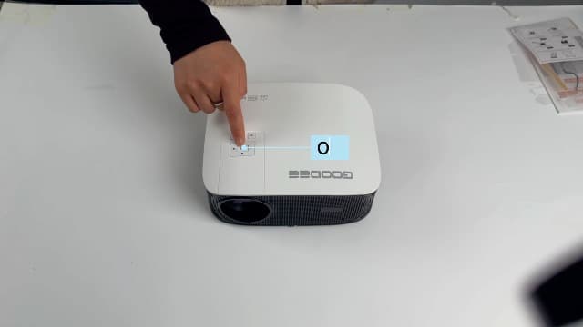 GooDee Smart 4K Projector with 5G WIFI and Bluetooth, Netflix/Amazn Prime Video Certified, Dolby Audio, 800ANSI Outdoor Projector, 400" Zoom Home Theater Projector Compatible with TV Stick,iOS,Android