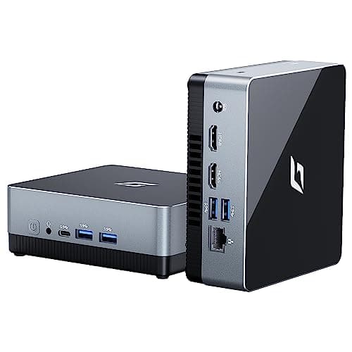 Nano J1 Linux Mini PC, Intel N5095A Quad-Core, Small Desktop Computers with 16GB RAM, 1TB PCIe SSD, 4K Dual Display, WiFi, Type-C, RJ45, VESA, Ubuntu OS for Business/Home/Office