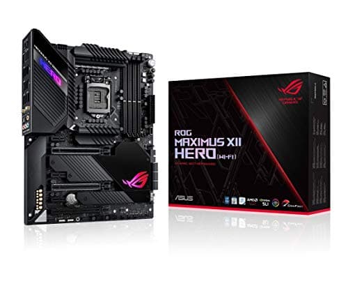 ASUS ROG Maximus XII Hero Z490 (WiFi 6) LGA 1200 (Intel 10th Gen) ATX Gaming Motherboard, 14+2 Power Stages, DDR4 4800+, 5Gbps LAN, Intel LAN