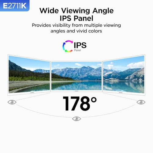 KOORUI Monitor, 27 Inch Gaming Office Monitor, Eye-Care IPS FHD 1080P 144Hz Computer Screen with HDMI VGA, Slim Bezels, Freesync, Ergonomic Tilt, VESA Mountable, Black