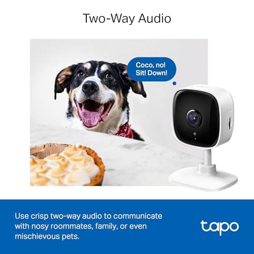 Tapo by TP-Link 1080P Indoor Security Camera for Baby Monitor, Pet Camera w/Motion Detection, 2-Way Audio Siren, Night Vision, Cloud & SD Card Storage, Works w/Alexa & Google Home, C100(4-Pack)