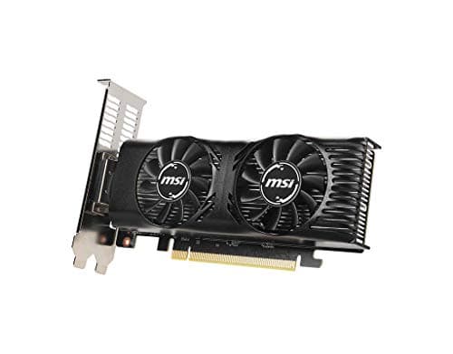 MSI Gaming GeForce GTX 1650 128-Bit HDMI/DP/DVI 4GB GDRR5 HDCP Support DirectX 12 VR Ready OC Low Profile Bracket Included Graphics Card (GTX 1650 4GT LP OC)