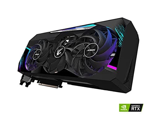 GIGABYTE AORUS GeForce RTX 3080 Ti Master 12G Graphics Card, Max Covered Cooling, 12GB 384-bit GDDR6X, GV-N308TAORUS M-12GD Video Card