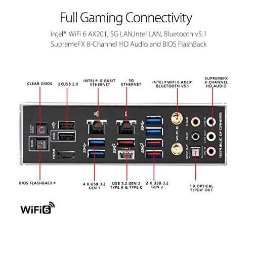 ASUS ROG Maximus XII Hero Z490 (WiFi 6) LGA 1200 (Intel 10th Gen) ATX Gaming Motherboard, 14+2 Power Stages, DDR4 4800+, 5Gbps LAN, Intel LAN