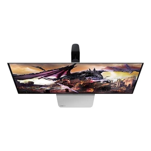 Samsung 32DG8 32 Inch Odyssey G80SD 4k UHD Smart Gaming Monitor with 6 Year Amber Protection Plan (2024)