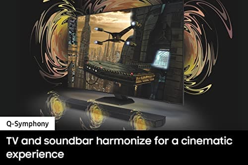 SAMSUNG HW-Q990B/ZA 11.1.4ch Soundbar w/ Wireless Dolby Atmos / DTS:X, Rear Speakers, Q Symphony, SpaceFit Sound+, Airplay 2, Adaptive Sound, Game Pro Mode, Alexa Built-In, 2022