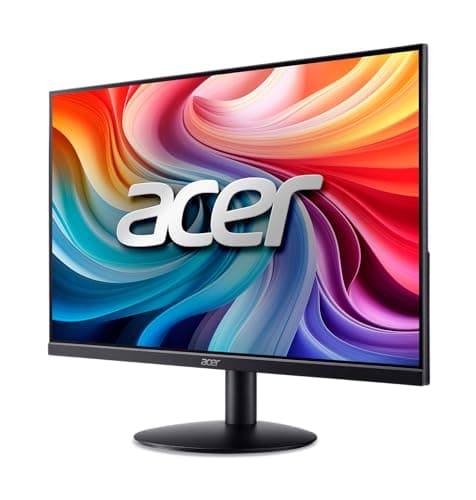 Acer 23.8" Professional Home Office Monitor | Full HD (1920 x 1080) | Ultra-Thin | Zero-Frame | Up to 100Hz Refresh | 4ms (G to G) | Tilt | HDMI & VGA Ports | SB242Y H1bi