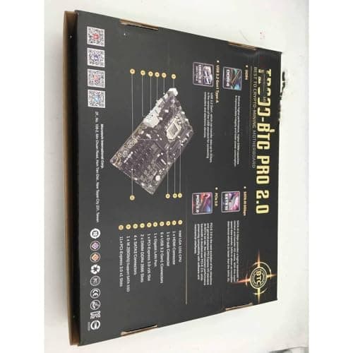 TB360-BTC PRO 2.0 for Biostar Best to Crypto-Mining Motherboard 12 GPUs Mining