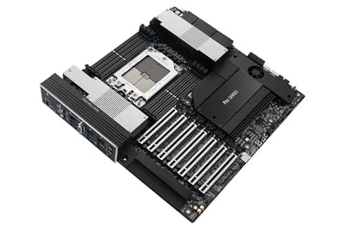 ASUS Pro WS WRX90E-SAGE SE EEB Workstation Motherboard, AMD Ryzen™ Threadripper™ PRO 7000 WX-Series, ECC R-DIMM DDR5, 32 Power-Stage,7xPCIe 5.0x16, PCIe 5.0 M.2, 10Gb & 2.5Gb LAN, Multi-GPU Support