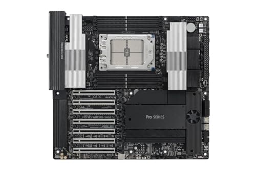 ASUS Pro WS WRX90E-SAGE SE EEB Workstation Motherboard, AMD Ryzen™ Threadripper™ PRO 7000 WX-Series, ECC R-DIMM DDR5, 32 Power-Stage,7xPCIe 5.0x16, PCIe 5.0 M.2, 10Gb & 2.5Gb LAN, Multi-GPU Support