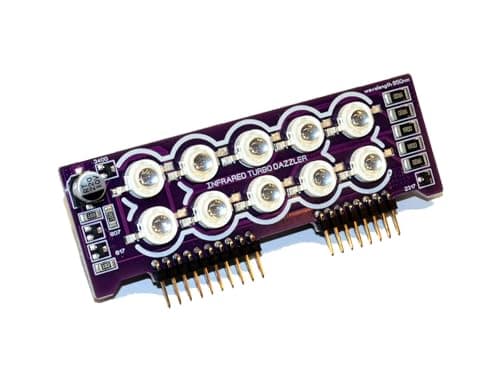 TURBO Infrared Dazzler Blaster compatible with Flipper Zero/Open Area Distance is : 200M = 650 Feets
