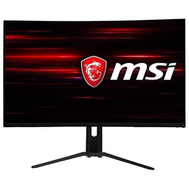 MSI 32" Full HD RGB LED Non-Glare Super Narrow Bezel 1ms 2560 x 1440 144Hz Refresh Rate Free Sync Height Adjustable Curved Gaming Monitor (Optix MAG321CQR),Black