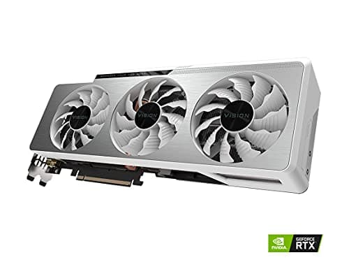 GIGABYTE GeForce RTX 3080 Ti Vision OC 12G Graphics Card, 3X WINDFORCE Fans, 12GB 384-bit GDDR6X, GV-N308TVISION OC-12GD Video Card
