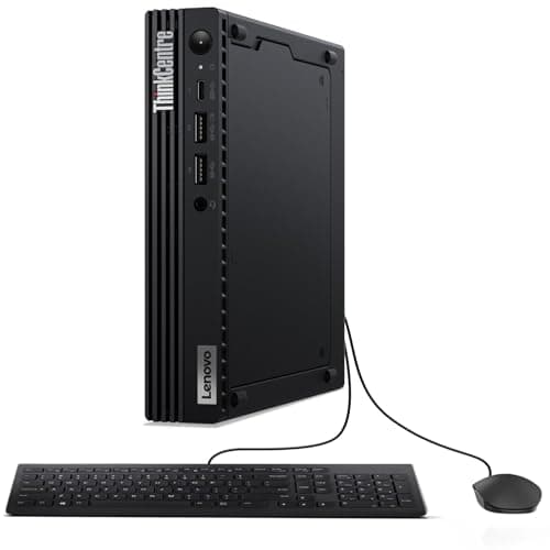 Lenovo ThinkCentre M70q Gen 4 MFF Tiny 1L Mini Business Desktop Computer, 13th Gen Intel 10-Core i5-13400T (Beat i7-12700T), 32GB DDR4 RAM, 1TB PCIe SSD, WiFi 6, RJ45, HDMI, Windows 11 Pro, AZ-XUT