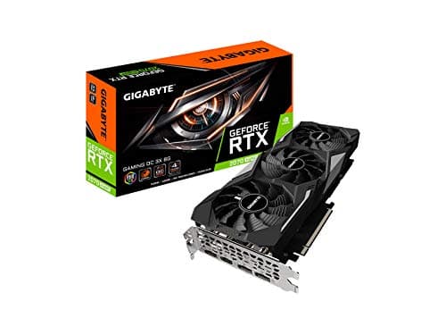 Gigabyte GV-N207SGAMING OC-8GD GeForce RTX 2070 Super Gaming OC 8G Graphics Card, 3X Windforce Fans, 8GB 256-Bit GDDR6, Video Card