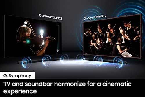 SAMSUNG HW-S800B/ZA 3.2.1ch Soundbar w/ Wireless Dolby Atmos DTS Virtual:X, Ultra Slim Design, Q Symphony, SpaceFit Sound, Airplay 2, Game Pro Mode, Alexa Built-In, 2022, Black