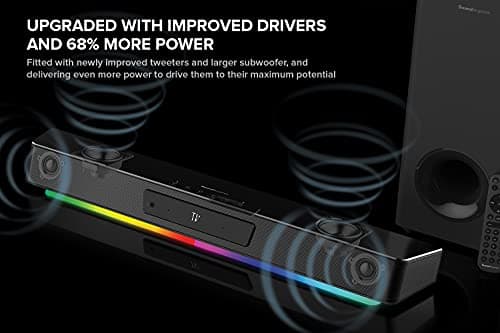Creative Sound Blaster Katana V2 RGB True 5.1 Multi-Channel Gaming Soundbar with Subwoofer, ft. Tri-Amplified 5-Driver Design and Super X-Fi Technology, SXFI Battle Mode