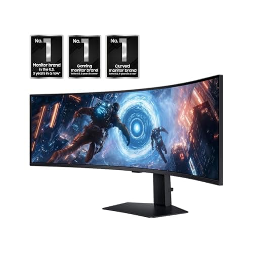 Samsung LS49FG910ENXZA 49" Odyssey G9 G91F DQHD Gaming Monitor 2025 Bundle with Tech Smart USA Elite Suite 18, 2X 4K HDMI Cable & Deco Gear CPS Exclusive 26 Month Protection Pack (BEACH-CPS-26M1000)