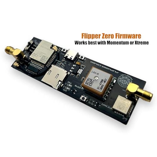 FlipMods Combo GPS WiFi Dev Board for Flipper Zero GPIO - with Marauder, ESP-32 Chip, CC1101 Subhz, GPS, 433MHz and 2.4GHz Antenna, USB-C Port, Micro SD Slot