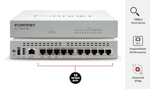 Fortinet FortiGate 60F Hardware, 36 Month Unified Threat Protection (UTP), Firewall Security