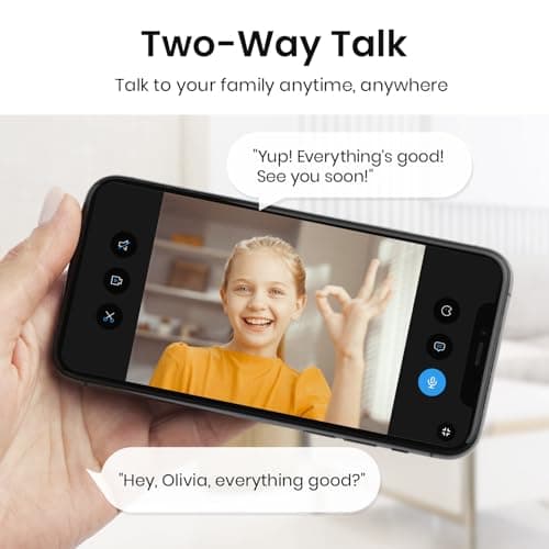 AOSU 4MP Security Camera Indoor - 2.5K Baby Monitor Pet Camera 360° for Home Security with 5/2.4 GHz Wi-Fi Router, One-Touch Call, Smart Motion Tracking (2 Pack)