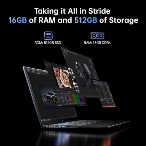 ACEMAGIC 15.6 Inch Laptop with Windows 11, 16GB DDR4 RAM 512GB M.2 2280 SSD,Intel N N97 Quad-Core Processor, WiFi,Bluetooth,Webcam,Portable Laptops Computer for Office Student Business Entertainment
