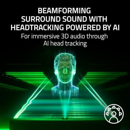Razer Leviathan V2 Pro: Multi-Driver PC Gaming Soundbar with Subwoofer - Beamforming Surround Sound with AI Head Tracking - Chroma RGB - Bluetooth 5.0 & 3.5mm - for PC, Desktop/Laptop, Mobile, Switch