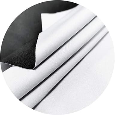 Projector Screen DIY Elastic Polyester Material 59x105 inch for Max 130 inch 16:9 Projection Screen Economical Black Backing 4K Ultra HD Front Projection Textile Fabric