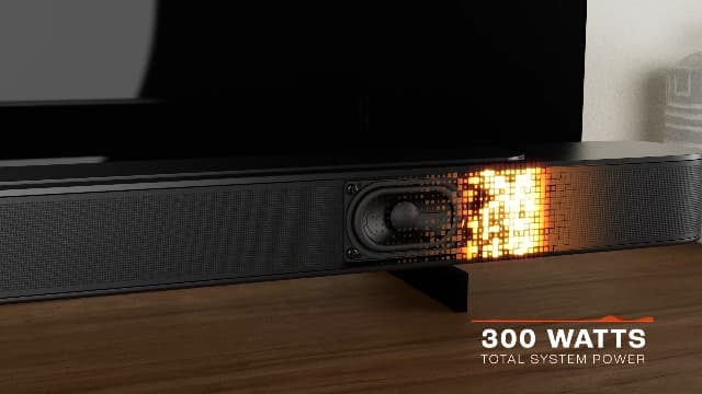 JBL Bar 2.1 Deep Bass (MK2) - 2.1 Channel soundbar with Wireless subwoofer (6.5’’), 300W Max Output, Bluetooth Enable (Black)