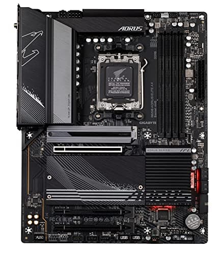 GIGABYTE B650 AORUS Elite AX AMD B650 ATX Motherboard with DDR5, PCIe 5.0, WiFi 6E, 5-Year Warranty