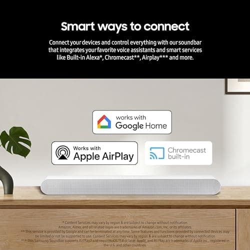 SAMSUNG S61D 5.0ch Soundbar w/Wireless Dolby Atmos Audio, All-in-One Design, Q-Symphony, SpaceFit Sound Pro, Adaptive Sound, Game Mode Pro with Alexa Built-in, HW-S61D/ZA