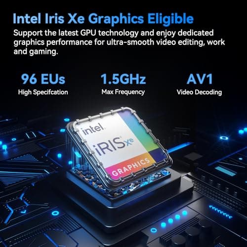 GEEKOM IT13 Mini PC 2025 with 13th Gen Intel i9-13900HK | 32GB RAM | 2TB NVMe SSD | Windows 11 Pro | 8K Quad Display | WiFi 6E | SD Card Reader | Intel NUC13 Replacement Desktop Computers
