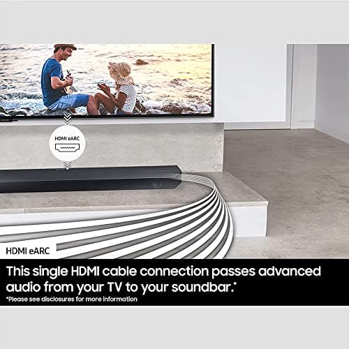 SAMSUNG HW-Q600C 3.1.2ch Soundbar and Subwoofer with Dolby Audio Bundle SWA-9200S Wireless Surround Speakers