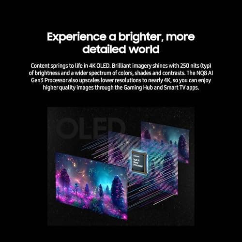 Samsung 32DG8 32 Inch Odyssey G80SD 4k UHD Smart Gaming Monitor with 6 Year Amber Protection Plan (2024)