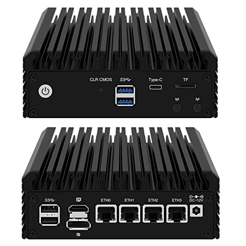 2.5GbE Linux Firewall Micro Appliance Celeron N5105 4xIntel I226 Nic Firewall Router PC Barebone No Ram No SSD AES-NI