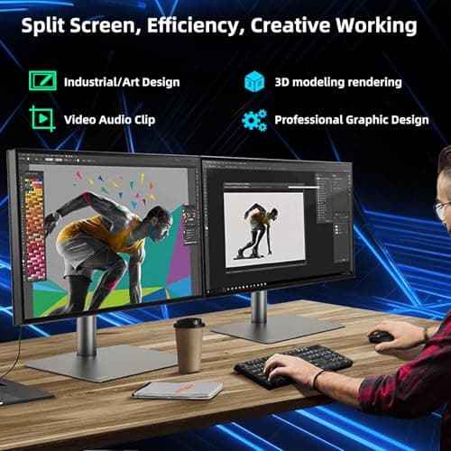 GeForce GTX 1050 Ti Gaming Graphics Card, 4GB GDDR5 128bit 1291MHz DP HDMI DVI-Output GPU, PCI Express 3.0 Support Up to 4K Video Card for Office and PC Gaming