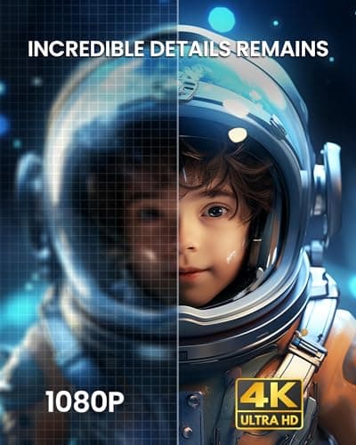 H6 Ultra Short Throw Projector, 4K UHD Projector 3000 ANSI Lumen, Active 3D, 150", Dolby Atmos, HDR10, 110% BT.2020, UST Projector for Home Theater