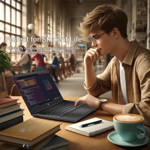 HP 14 Ultrabook • Back to School Limited Edition w/Microsoft 365 • Intel 4-Core CPU • 16GB RAM • 1.6TB Storage (128GB OnBoard w/ 512GB Portable Drive + 1TB OneDrive) • Black • Win 11