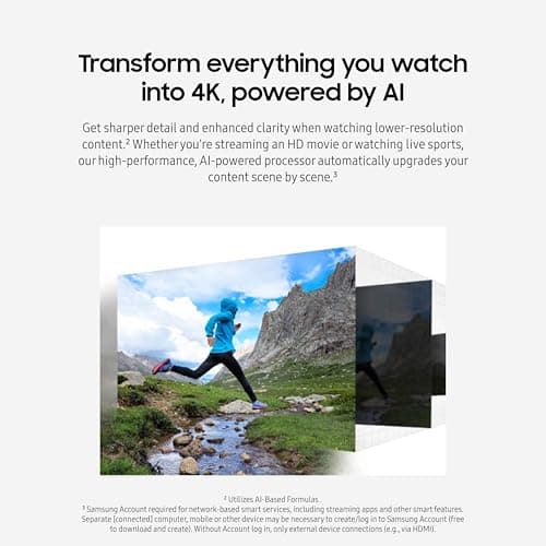SAMSUNG 120-Inch Class LPU7D Series The Premiere Ultra Short Throw 4K AI Smart TV Laser Projector for Home Theater w/ Gaming Hub, Vision Boost, Powerful Sound, Alexa Built-In, SP-LPU7DSA, 2024