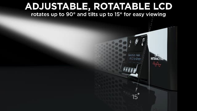 CyberPower PR3000RTXL2U Smart App Sinewave UPS System, 3000VA/3000W, 9 Outlets, 2U Rack/Tower, EBM Option