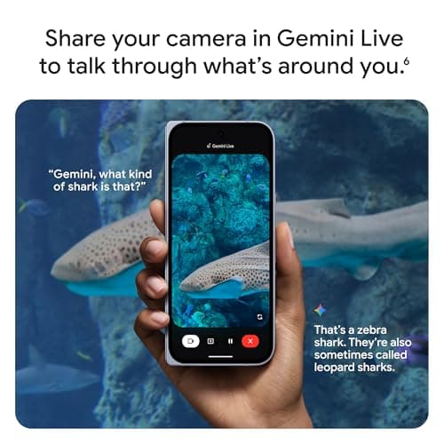 Google Pixel 10 Pro Fold - Unlocked Android Smartphone with Gemini, Your AI Assistant - Advanced Triple Rear Camera System - 24+ Hour Battery - Foldable Display - Moonstone - 256 GB (2025 Model)