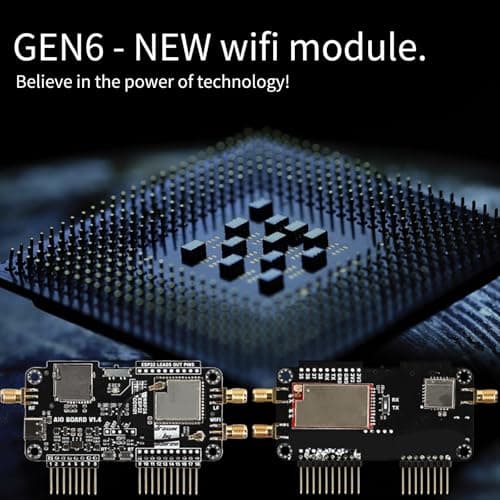 WiFi Devboard for Flipper Zero Device, 4 in 1 Wireless Sniffer and Mouse Jacker WiFi Antenna Module, 2.4/5GHz CC1101 Modification Module, WiFi Multiboard Accessories Wireless Transceiver Module DIY