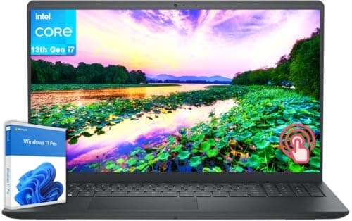 Dell Inspiron 15 3530 Business Laptop, Microsoft Office Lifetime License & Windows 11 Pro, 15.6" FHD Touchscreen, Intel 10-Core i7-1355U, 64 GB RAM, 2 TB SSD, Intel Iris Xe Graphics, 1080P Webcam
